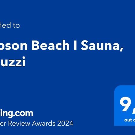 Robson Beach I Sauna, Jacuzzi Miedzywodzie Esterno foto